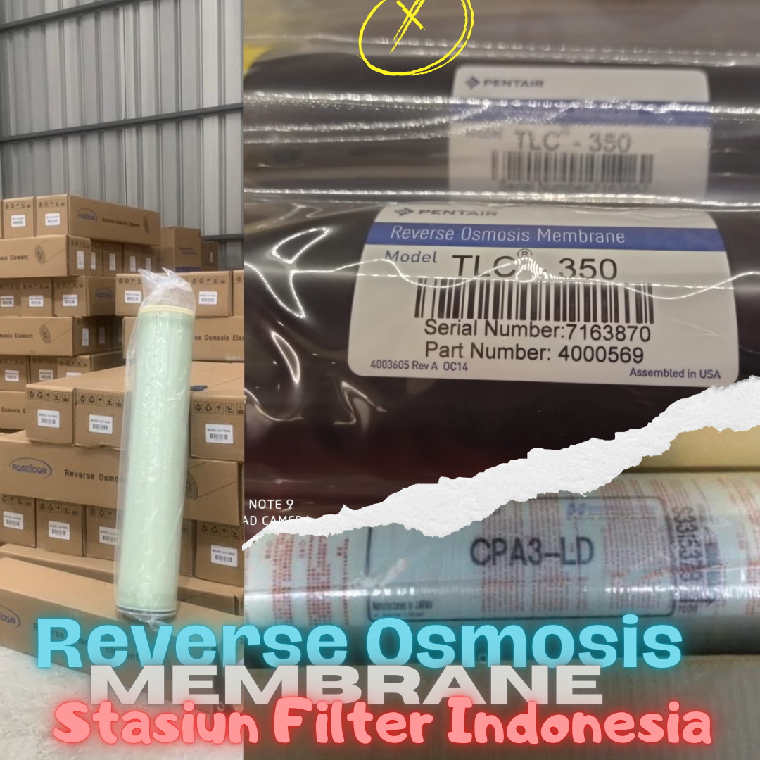 Distributor dan supplier Membrane RO seperti Filmtec, Hydranautics, Toray, CSM, Veolia, Poseidon, Vontron, Keensen di Indonesia