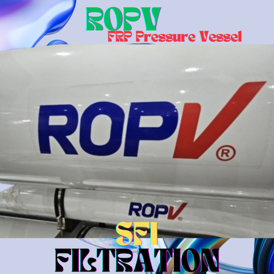 ROPV R8040B1200S FRP Housing Membrane Pressure Vessel Stasiun Filter Indonesia