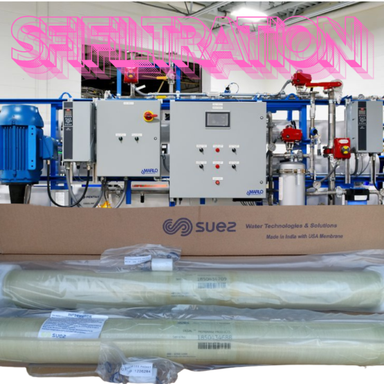 Veolia AE-90 RO Membrane Seawater adalah elemen membran reverse osmosis (RO) berukuran 8 inci x 40 inci dari seri AE yang dirancang khusus untuk aplikasi desalinasi air laut dengan salinitas tinggi dan kualitas permeat yang sangat baik. Membran ini cocok digunakan dalam sistem RO yang beroperasi pada tekanan tinggi dan kondisi air laut dengan total padatan terlarut (TDS) tinggi.