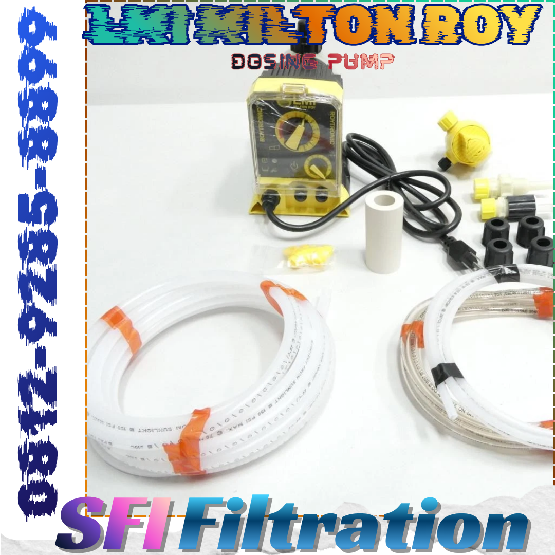 LMI Milton Roy Dosing Pump hadir dengan teknologi yang telah terbukti di berbagai industri global. Pompa ini dirancang khusus untuk memberikan akurasi tinggi dalam penginjeksian cairan kimia, dengan kontrol aliran yang presisi, daya tahan material terhadap korosi, serta kemudahan dalam pengoperasian dan perawatan.